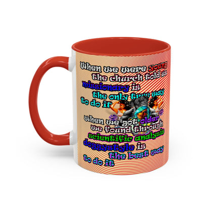 doggystyle - Accent Mug (yellow-orange wave)