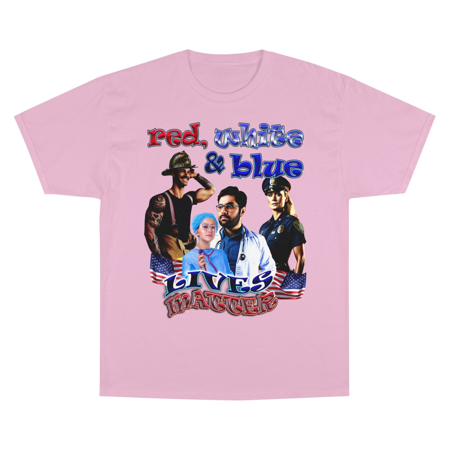 rw&b lives matter - Champion T-Shirt