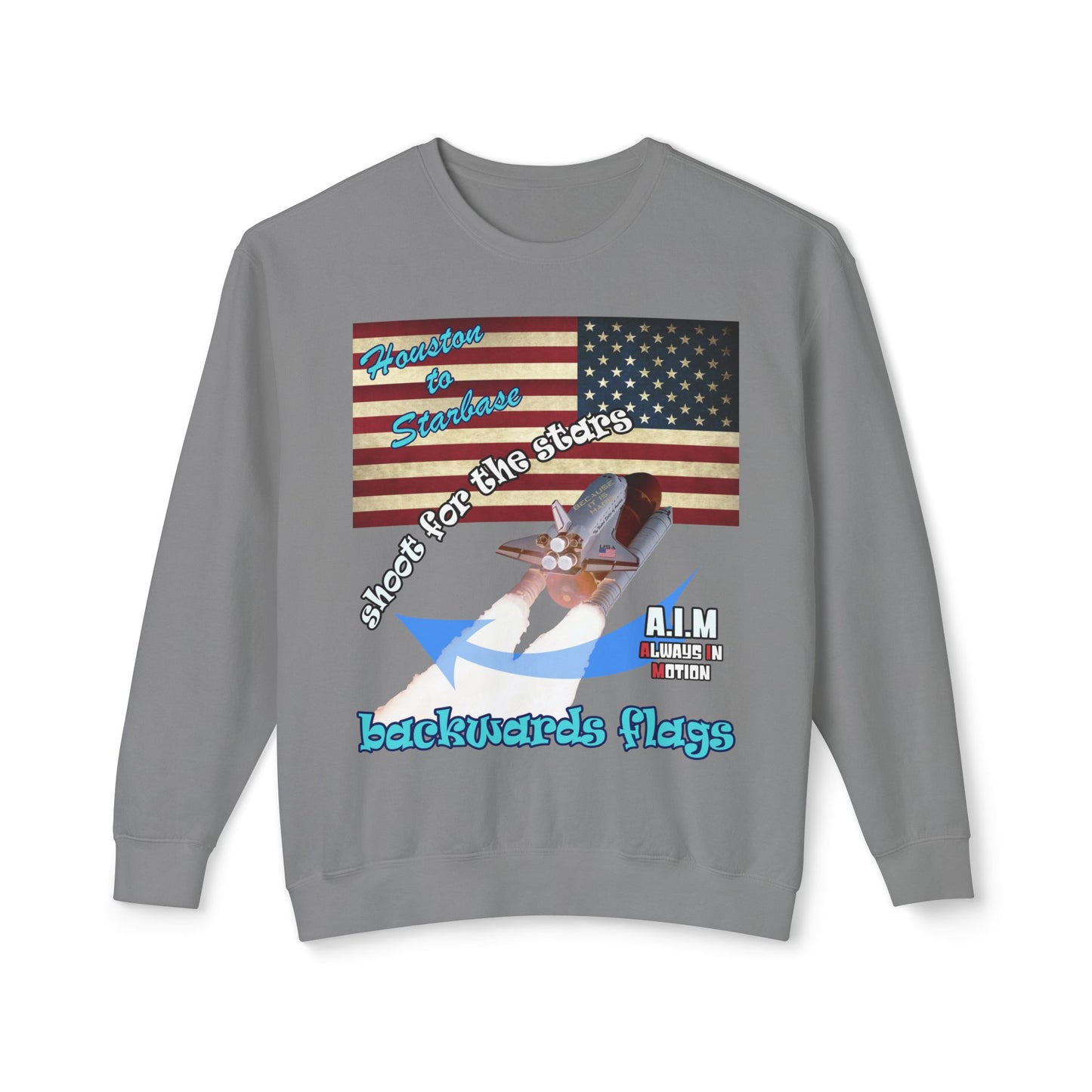shoot for the stars - Unisex Lightweight Crewneck Sweatshirt