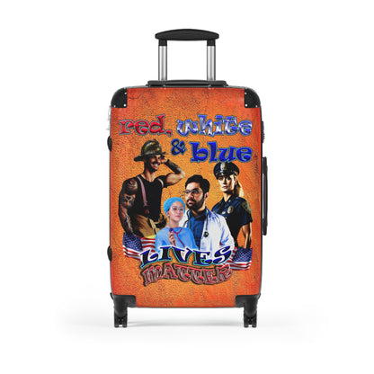 rw&b lives matter - Suitcase (burnt orange)