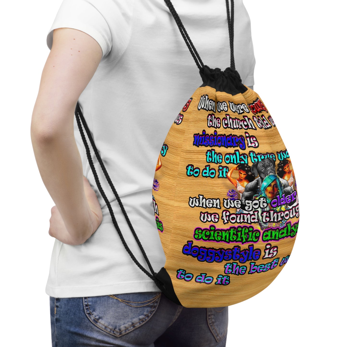 doggystyle - Drawstring Bag (butterscotch wood finish)