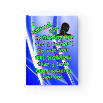 noticed you noticing - journal-blank (blue-white wave)