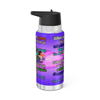 doggystyle - Gator Tumbler, 32oz  (purple-pink wave)