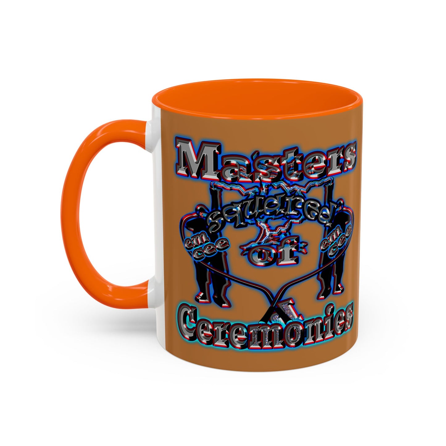 em cee squared - Accent Mug (light brown)