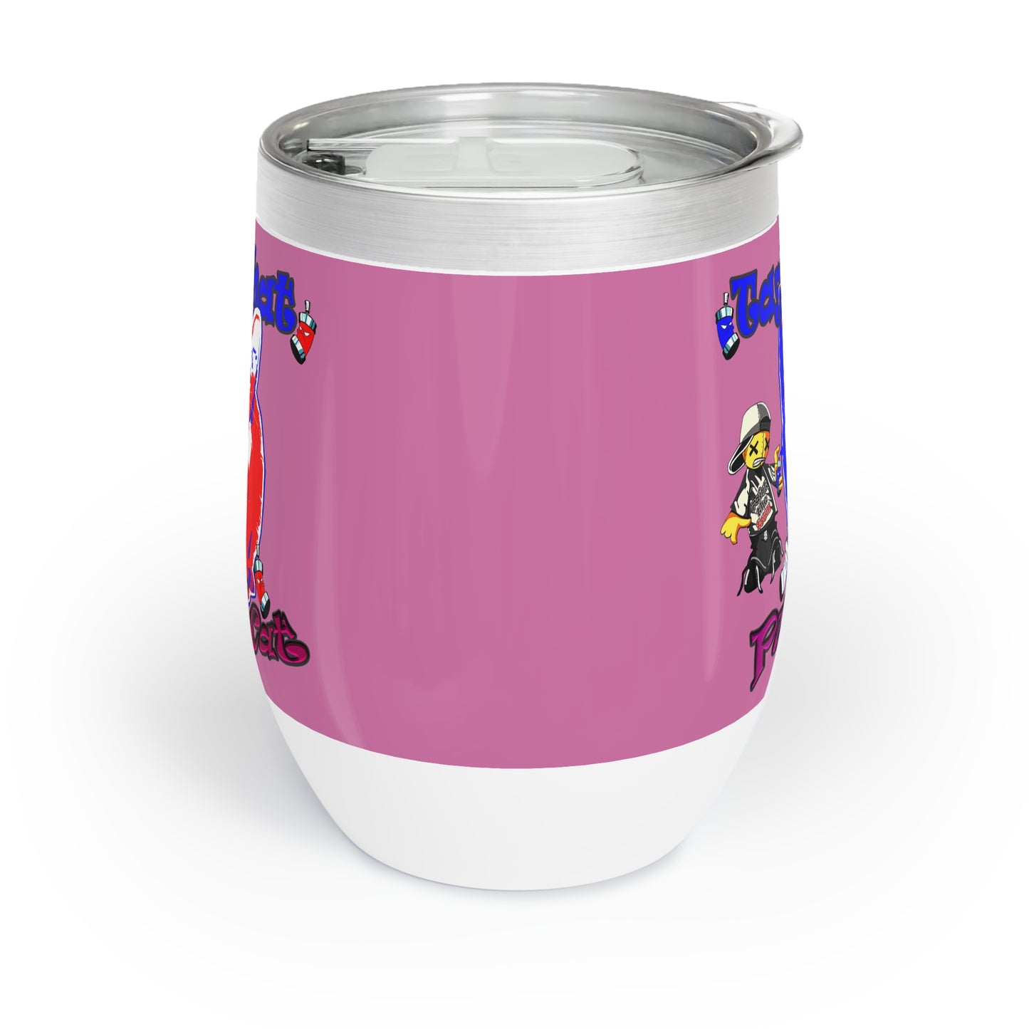 tag that - Chill Wine Tumbler (light pink)