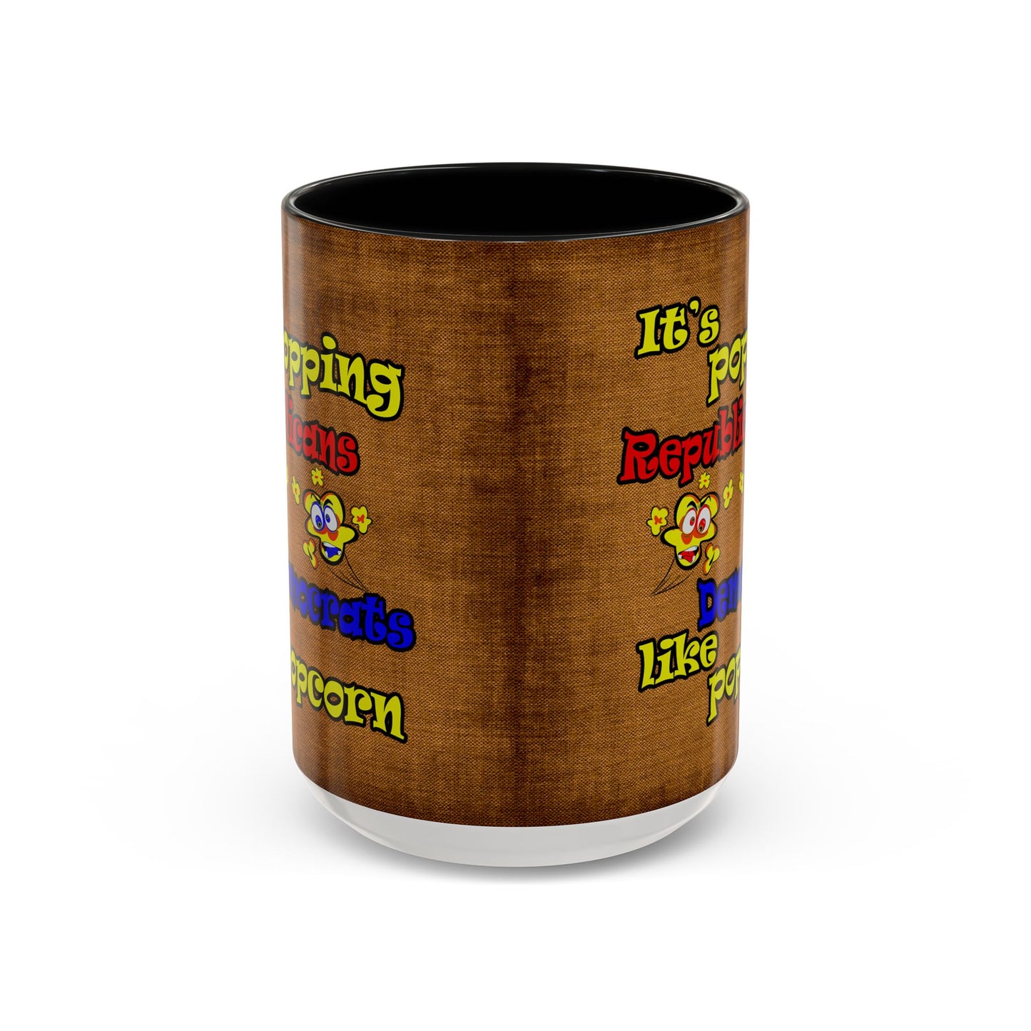 popping like popcorn - Accent Mug (brown papyrus)