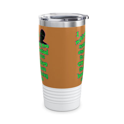noticed you noticing - Ringneck Tumbler, 20oz (light brown)