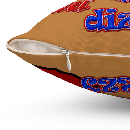 santa's shoes - Spun Polyester Square Pillow - (light brown)