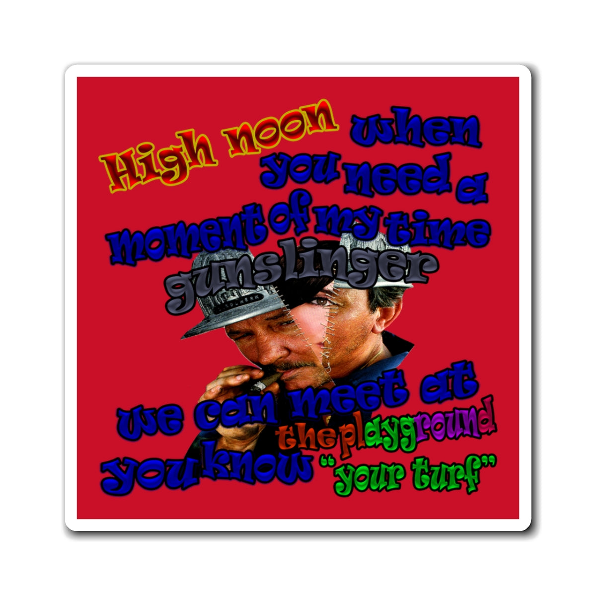high noon - Magnets - (dark red)