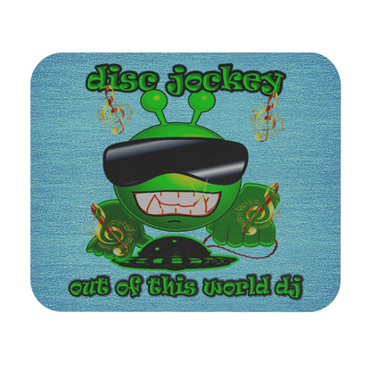 disc jockey - Mouse Pad (Rectangle) (faded blue)