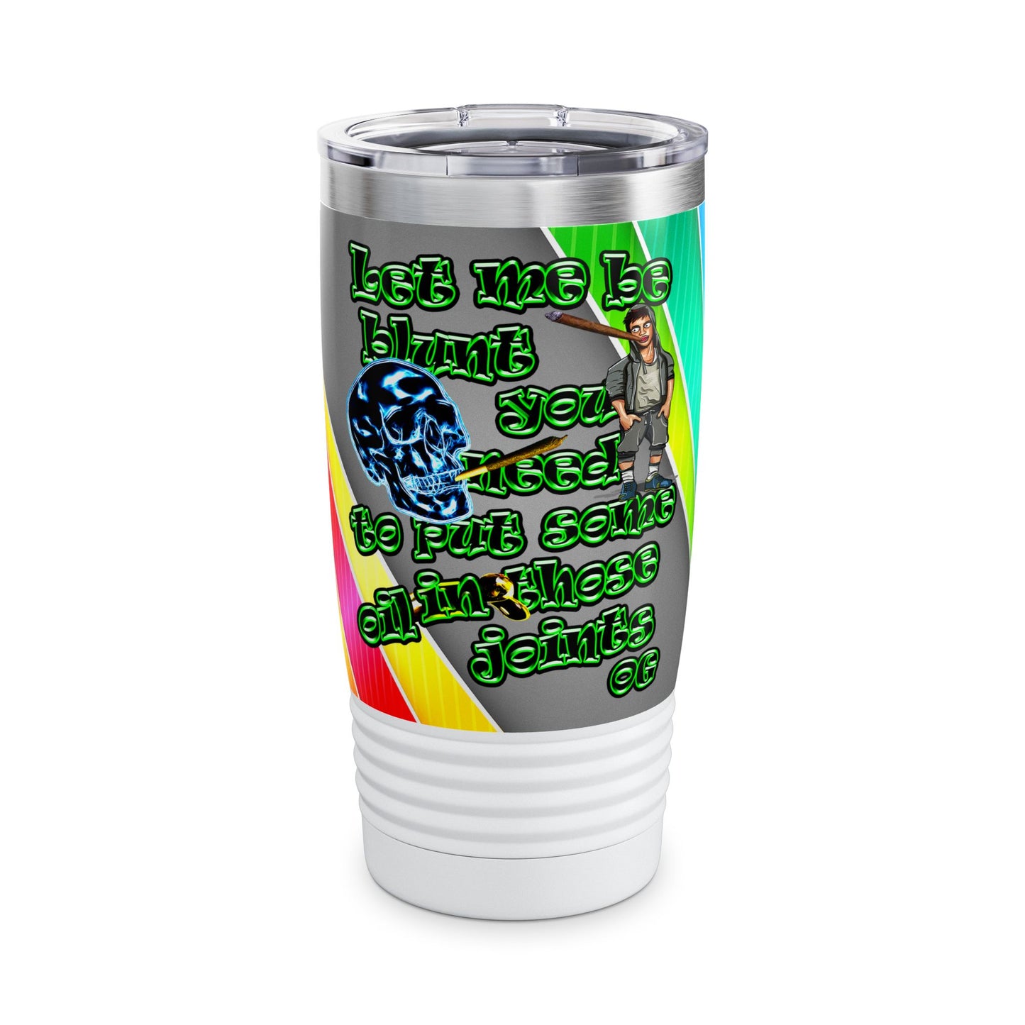 og - Ringneck Tumbler, 20oz (rainbow split)