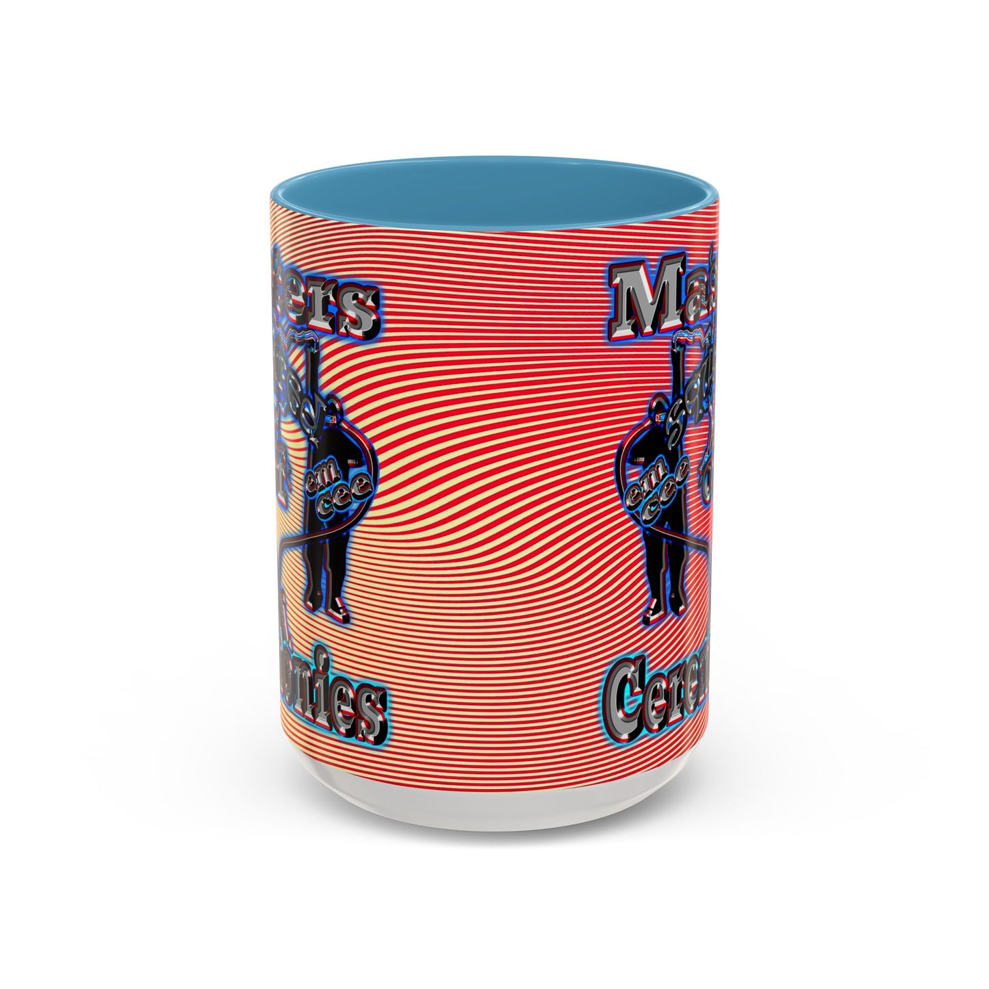 em cee squared - Accent Mug (yellow-orange wave)