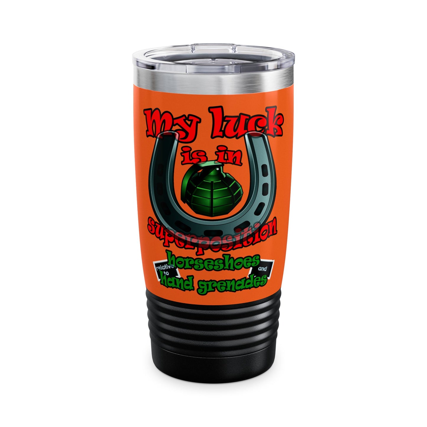 my luck - Ringneck Tumbler, 20oz (orange)
