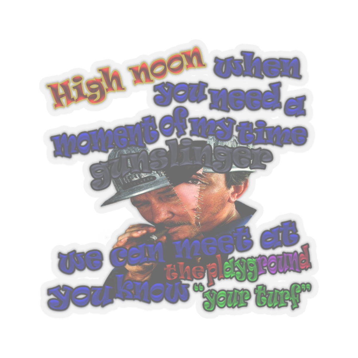 high noon - Kiss-Cut Stickers