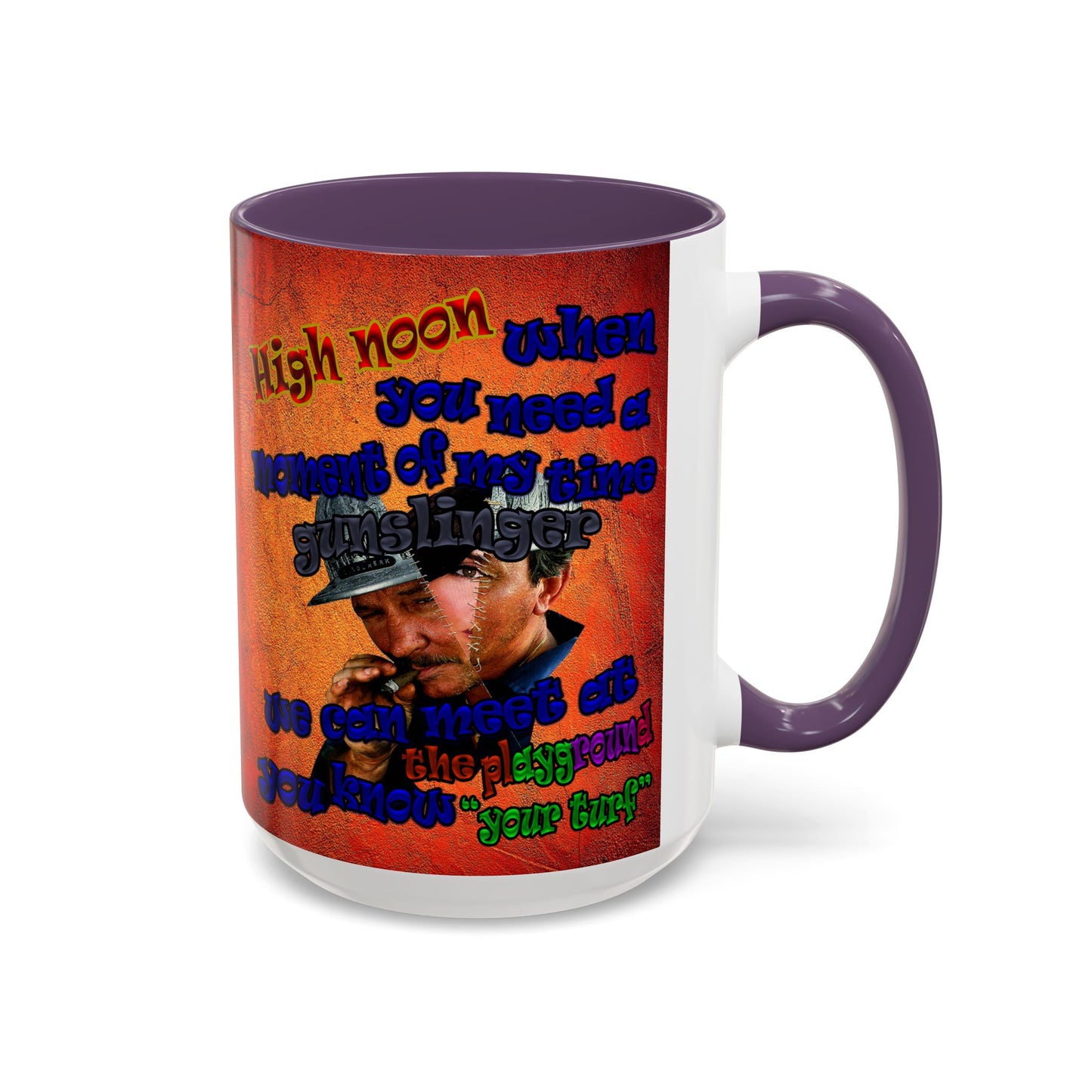 high noon - Accent Mug (burnt orange)