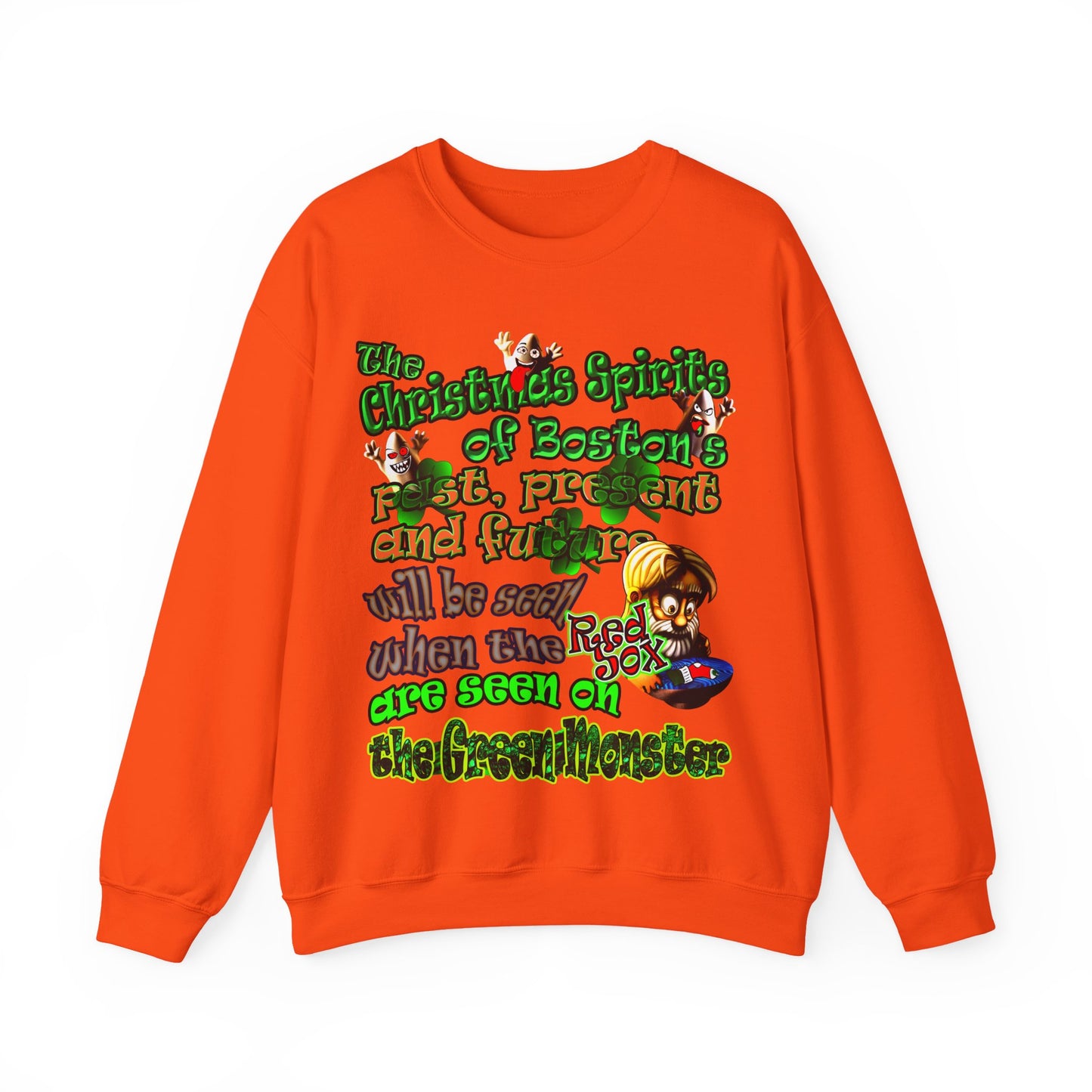christmas spirits of boston - Unisex Heavy Blend™ Crewneck Sweatshirt