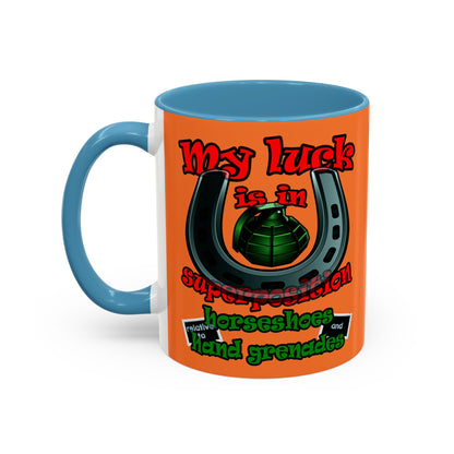 my luck - Accent Mug (crusta)