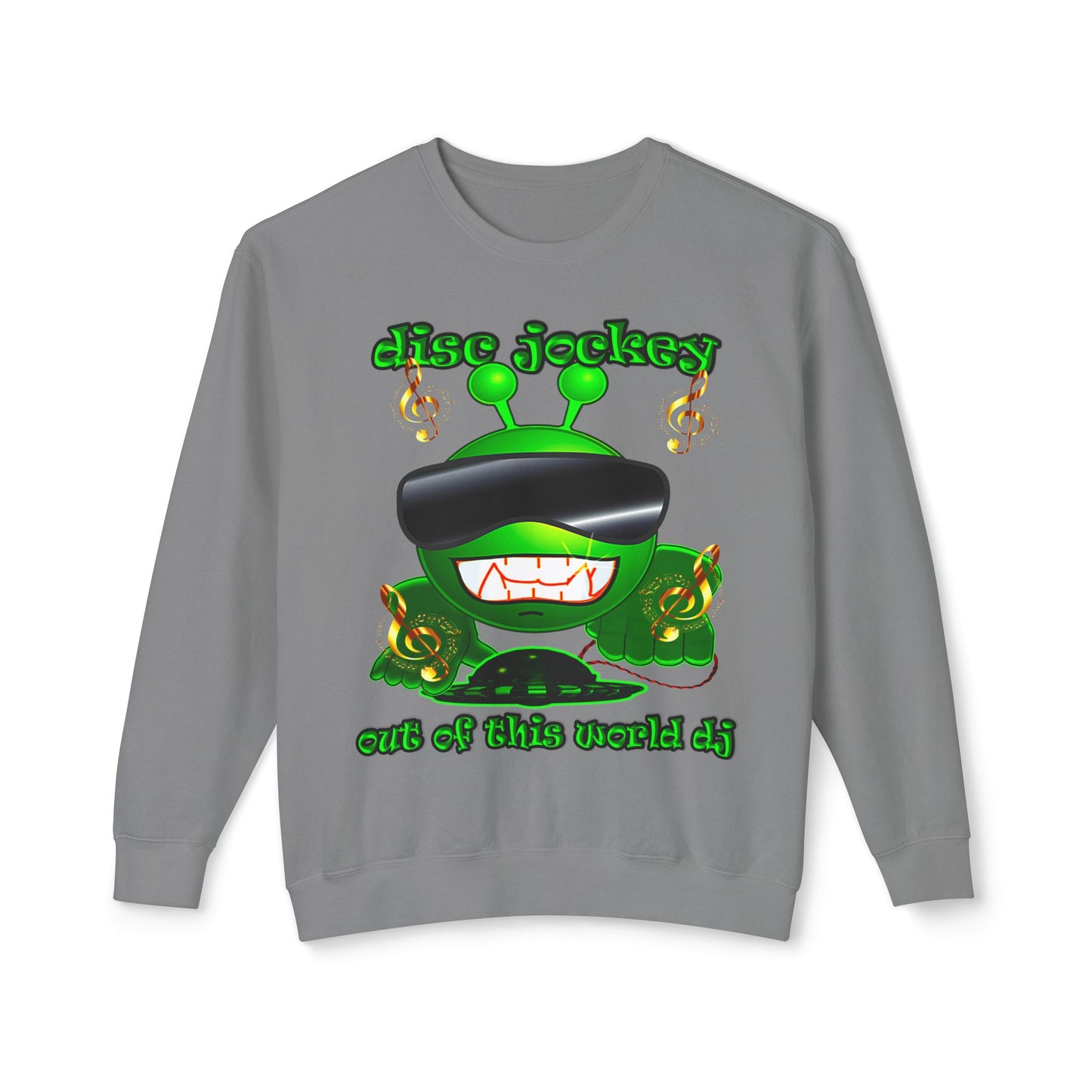 disc jockey - Unisex Lightweight Crewneck Sweatshirt