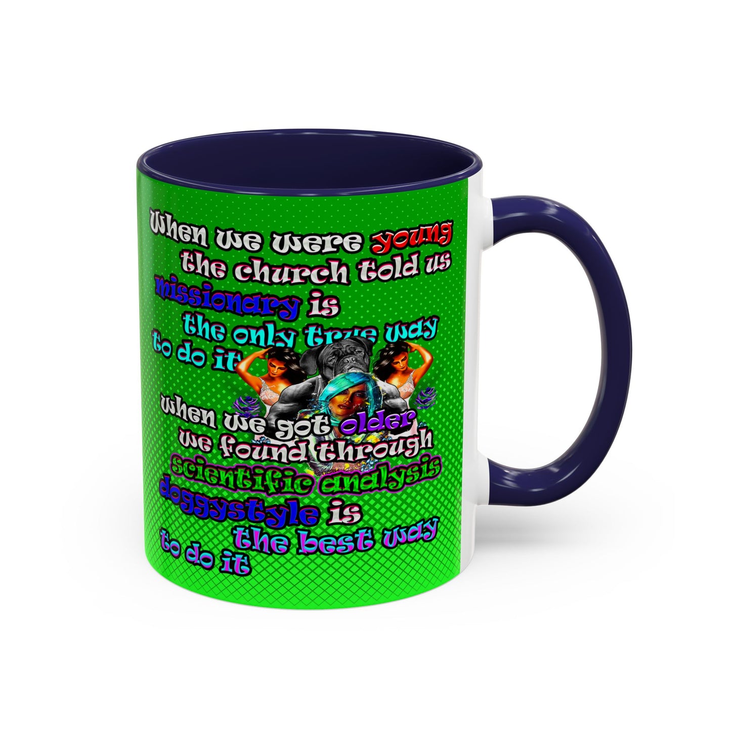 doggystyle - Accent Mug (logo green)