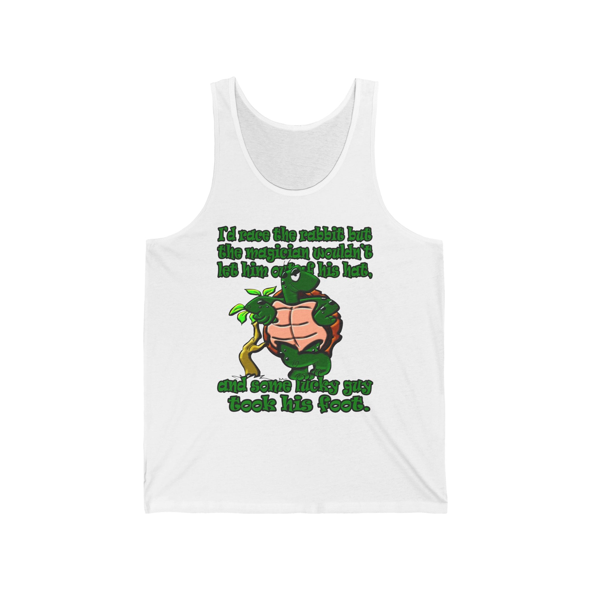 turtle race - Unisex Jersey Tank