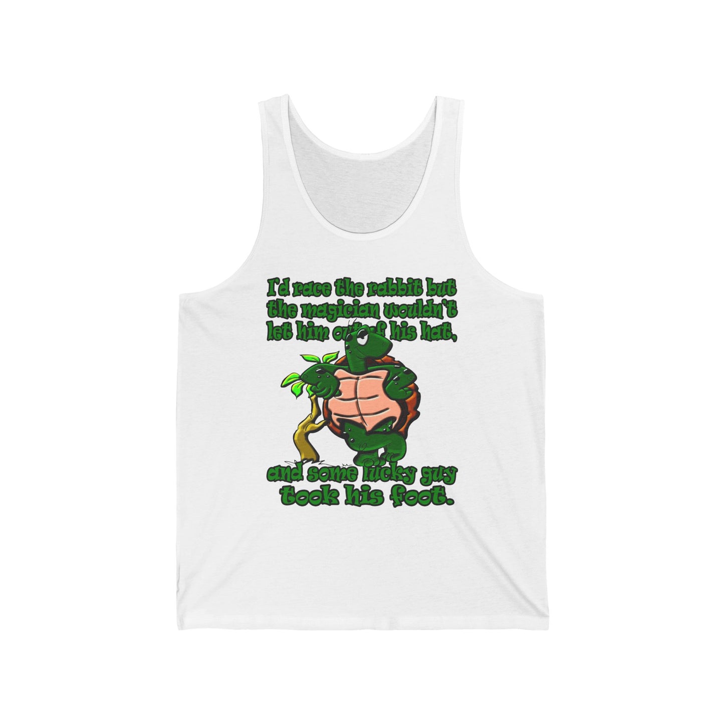 turtle race - Unisex Jersey Tank