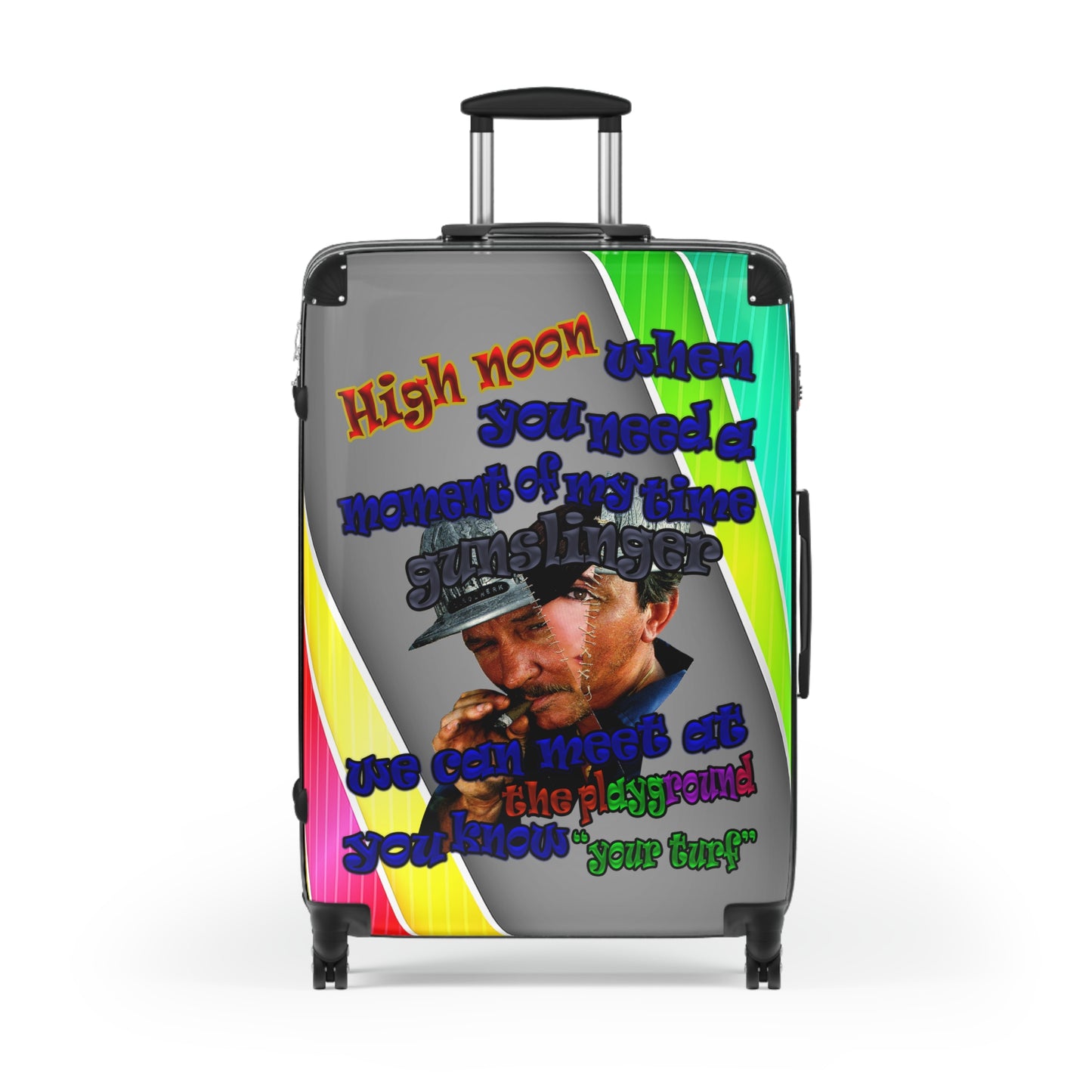 high noon - Suitcase (rainbow split)
