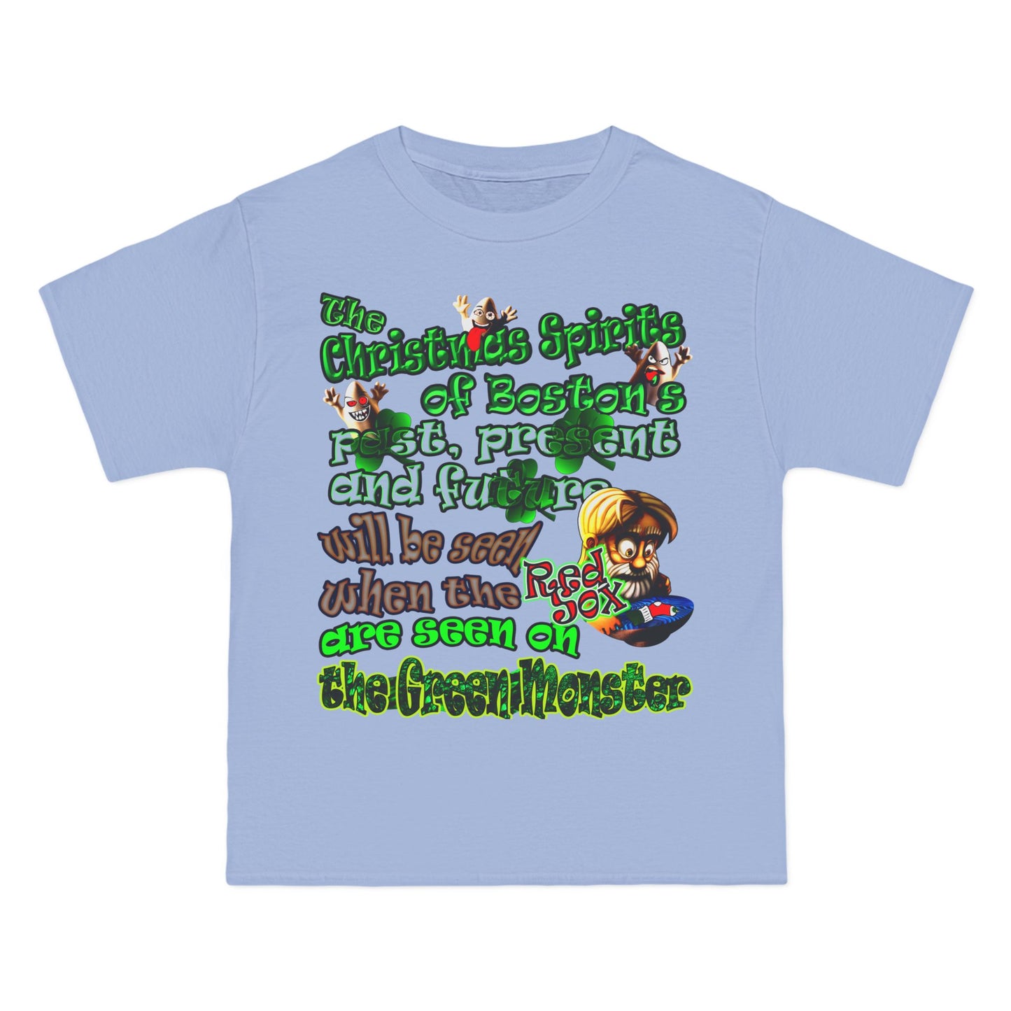 christmas spirits of boston - Beefy-T®  Short-Sleeve T-Shirt