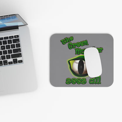 green monster - Mouse Pad (Rectangle) (grey)