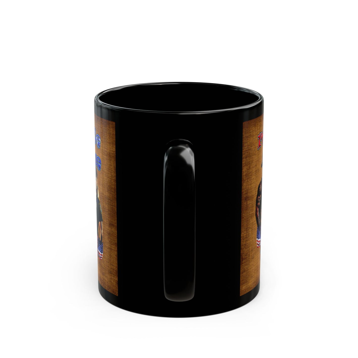 rw&b lives matter - Black Mug (brown papyrus)