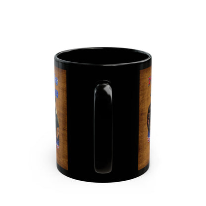 rw&b lives matter - Black Mug (brown papyrus)