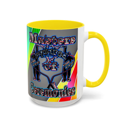 em cee squared - Accent Mug (rainbow split)