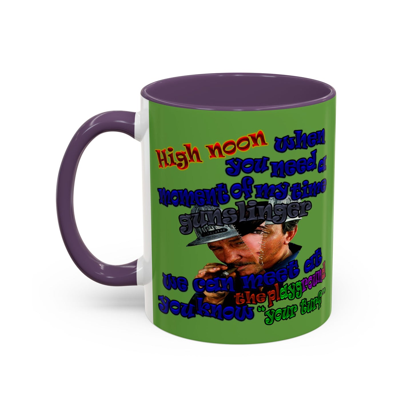 high noon - Accent Mug (green)