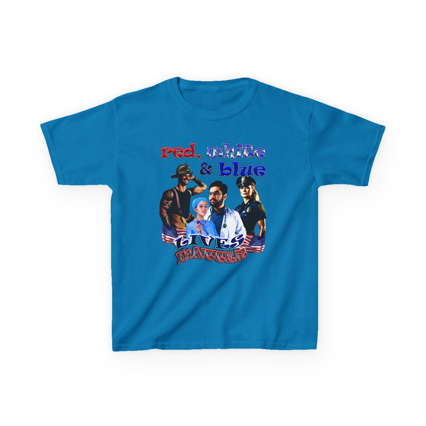 rw&b lives matter - Kids Heavy Cotton™ Tee
