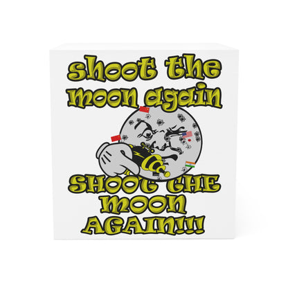 shoot the moon again - note cube (white)