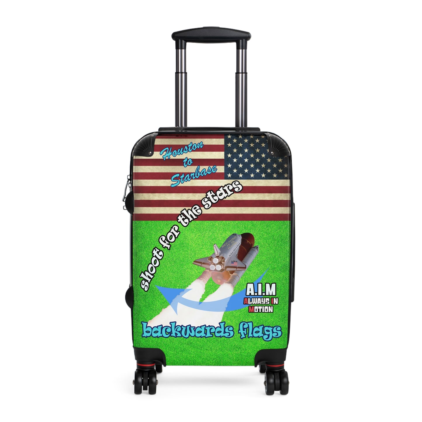 shoot for the stars - Suitcase (green turf)