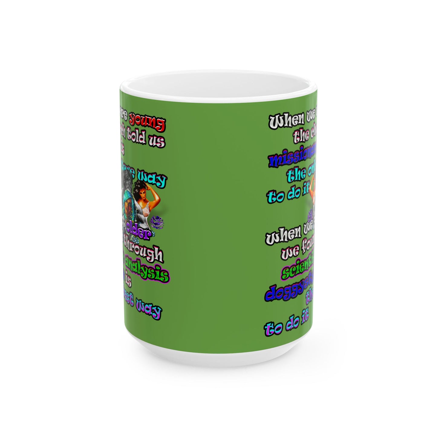 doggystyle - White Mug (green)