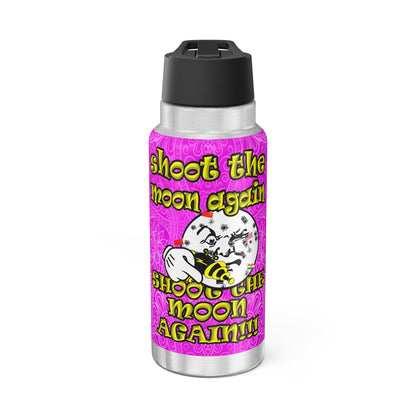 shoot the moon again - Gator Tumbler, 32oz  (pink swirl)
