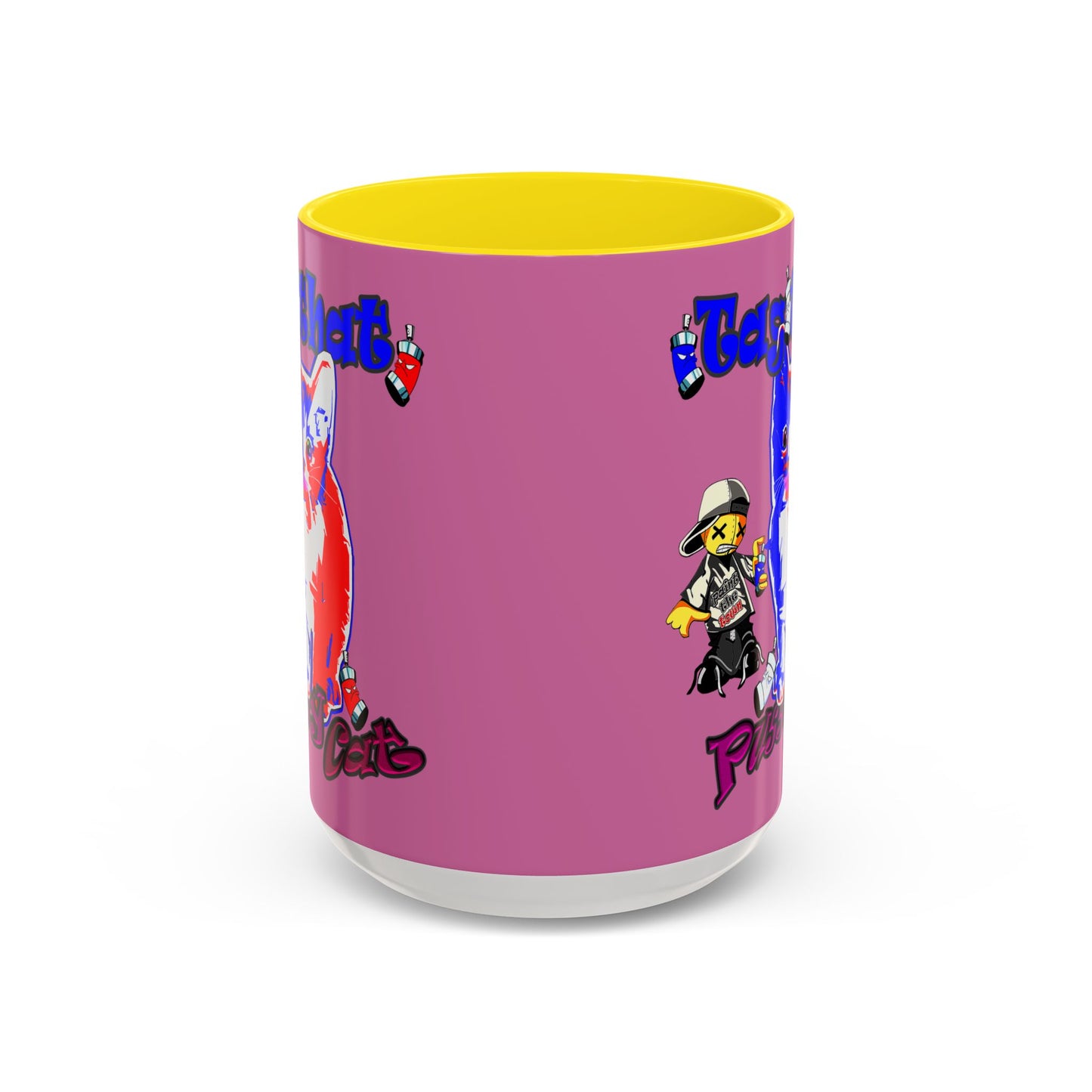 tag that - Accent Mug (light pink)
