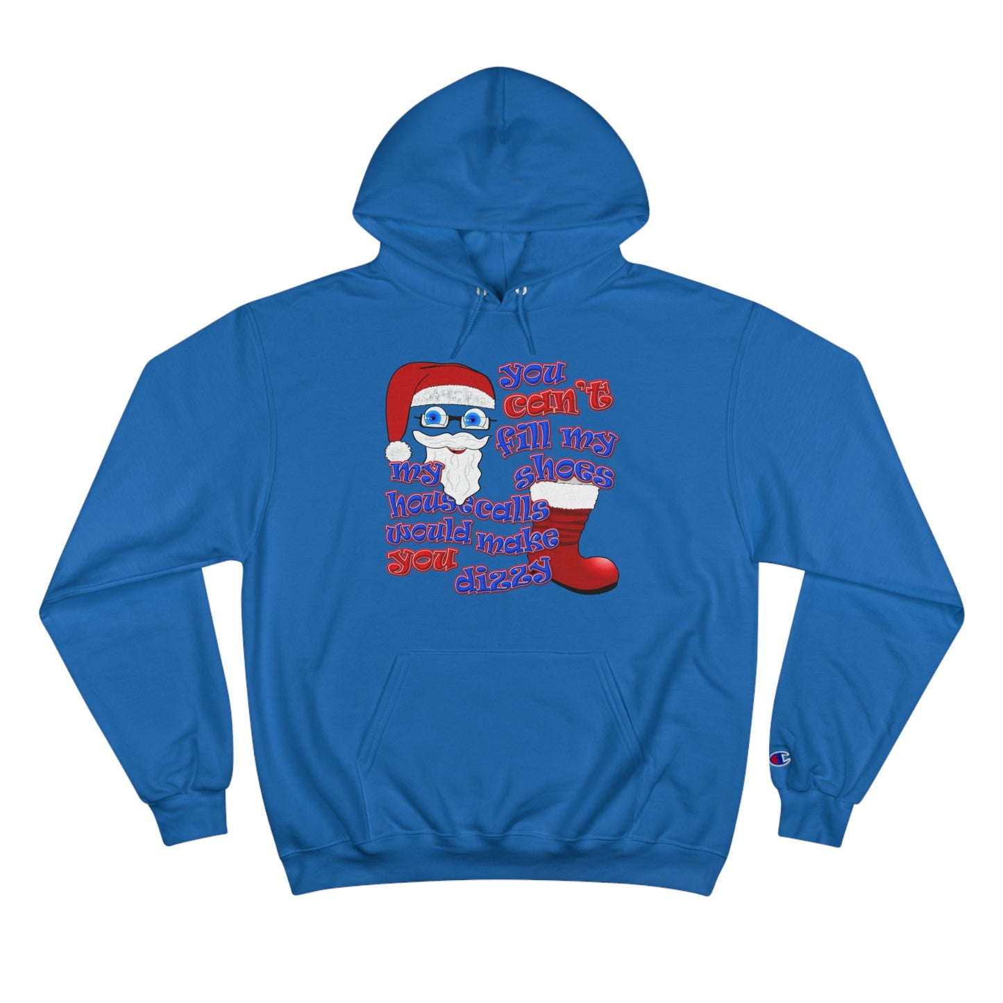 santa's shoes - Champion Hoodie