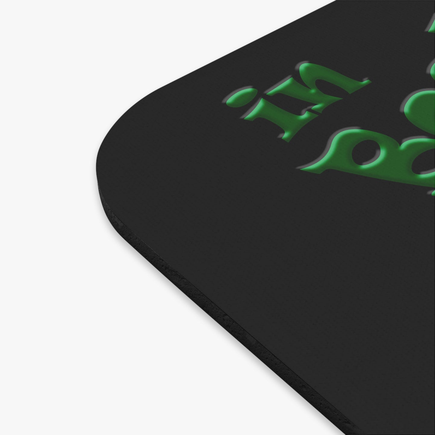 celtics logo - Mouse Pad (Rectangle) (black)
