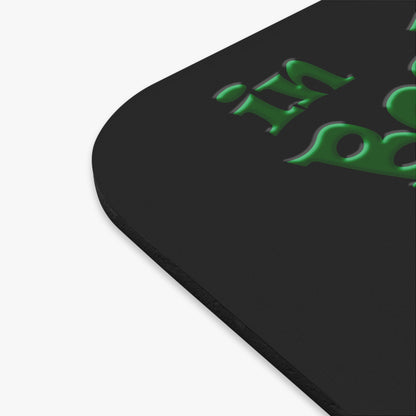 celtics logo - Mouse Pad (Rectangle) (black)