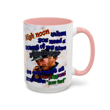 high noon - Accent Mug (white marble)