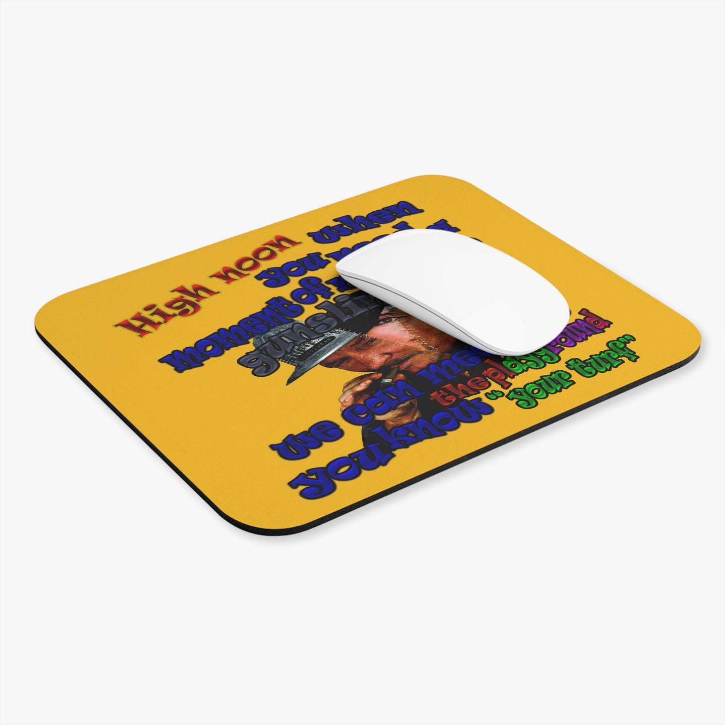 high noon - Mouse Pad (Rectangle) (yellow)