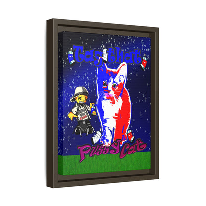 tag that - framed canvas art ('snoops' background)