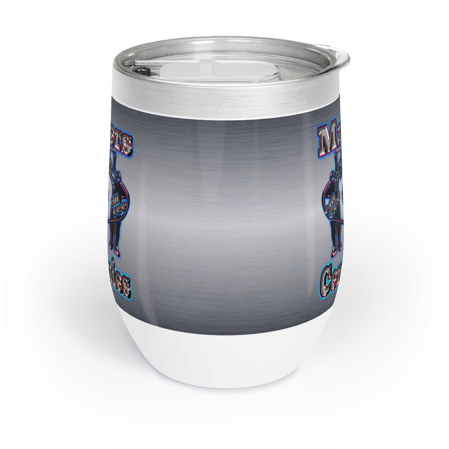 em cee squared - Chill Wine Tumbler (brushed nickel)