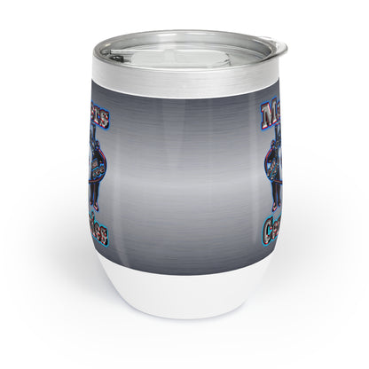 em cee squared - Chill Wine Tumbler (brushed nickel)