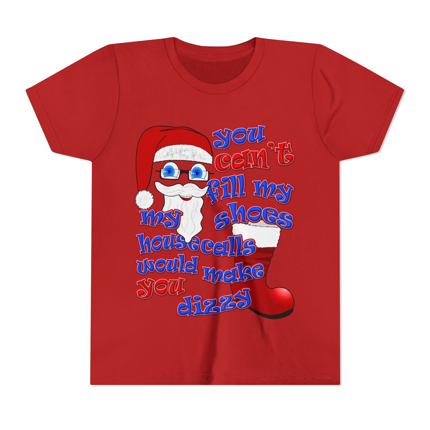 santa's shoes - Youth Short Sleeve Tee
