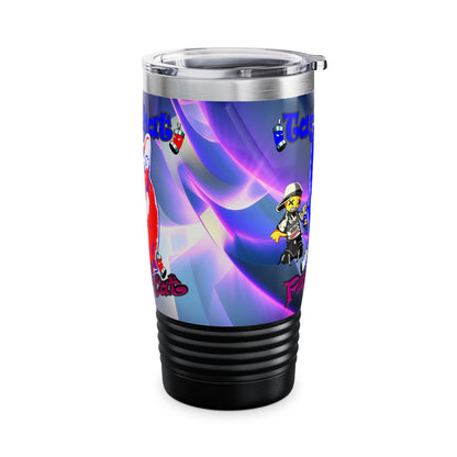 tag that - Ringneck Tumbler, 20oz (grey-pink wave)