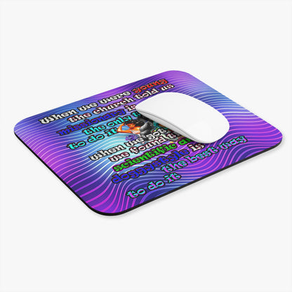 doggystyle - Mouse Pad (Rectangle) (purple wave)