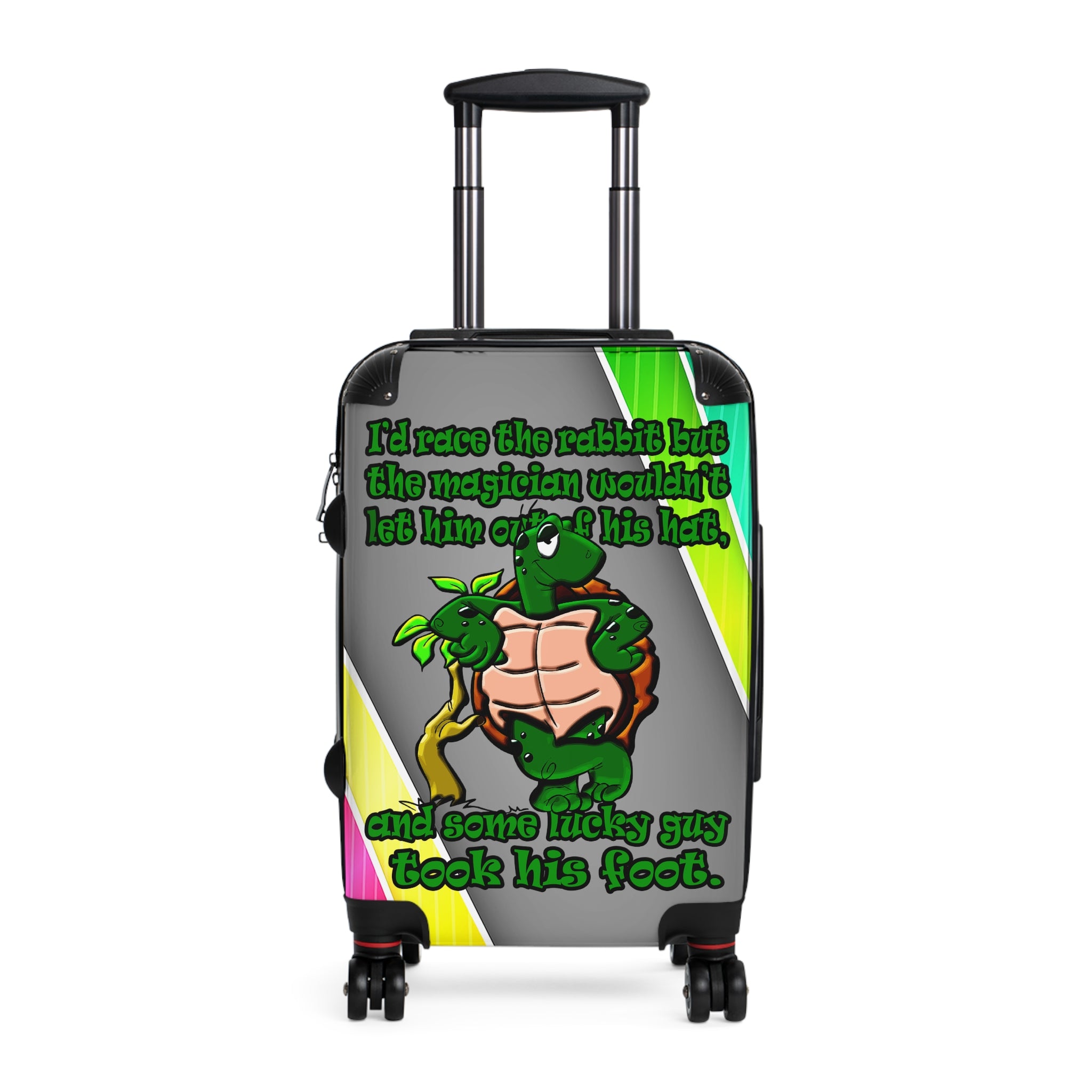 turtle race - Suitcase (rainbow split)